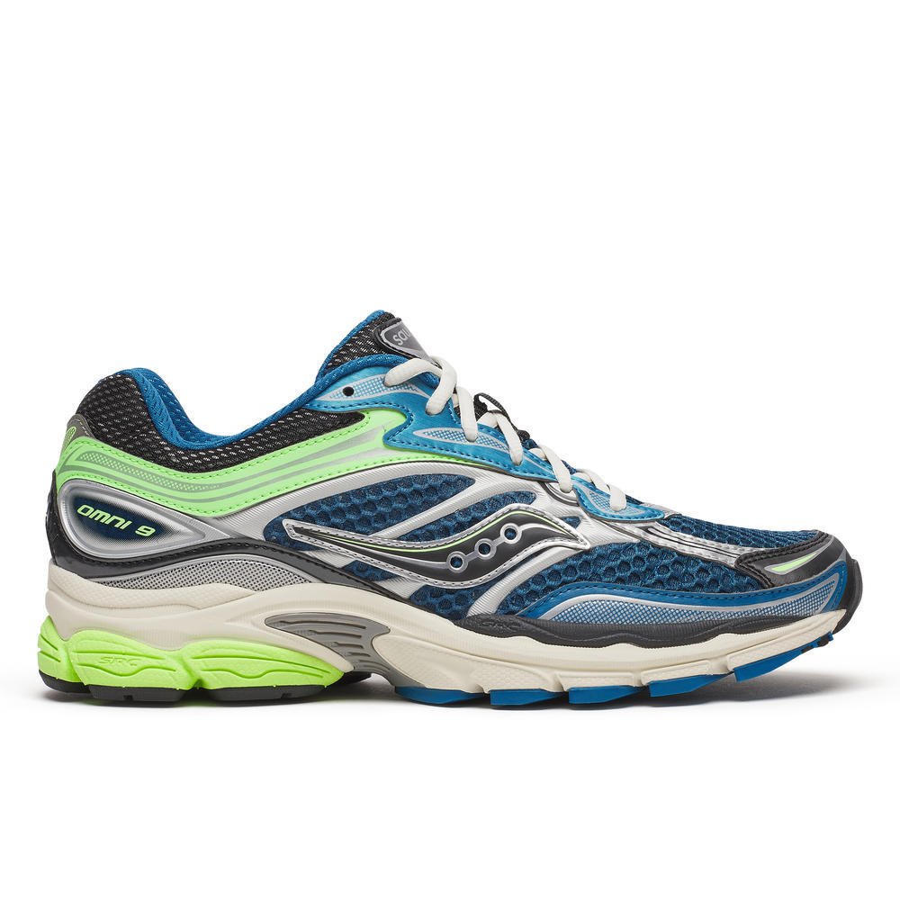 Saucony ProGrid Omni 9 Blue Lime